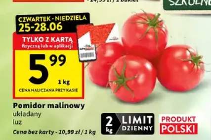 Pomidor malinowy układany luz