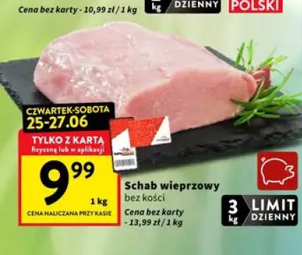 Schab wieprzowy bez kości