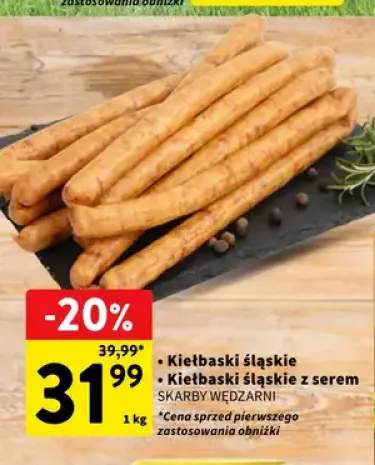 Kiełbaski śląskie z serem Skarby Wędzarza +1 wariant