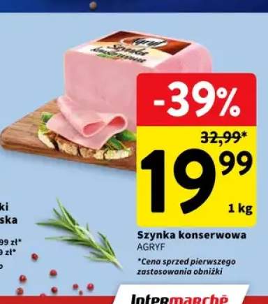 Szynka konserwowa Agryf