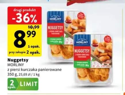Nuggetsy z piersi kurczaka panierowane Morliny