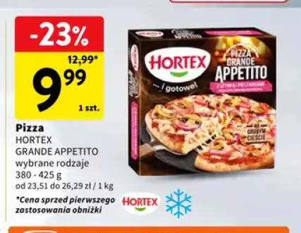 Pizza Hortex Grande Appetito z szynką i pieczarkami