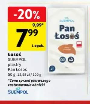 Łosoś plastry Suempol Pan Łosoś