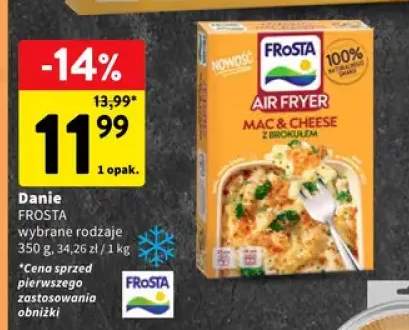 Danie Frosta Air Fryer Mac & Cheese z brokułem