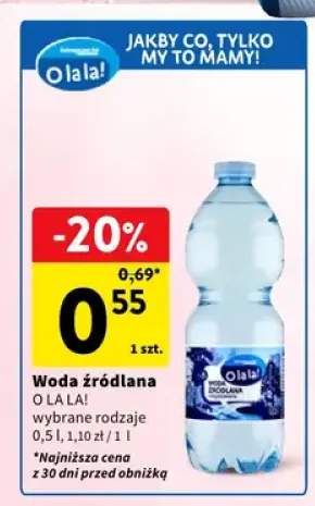 Woda źródlana O la la!