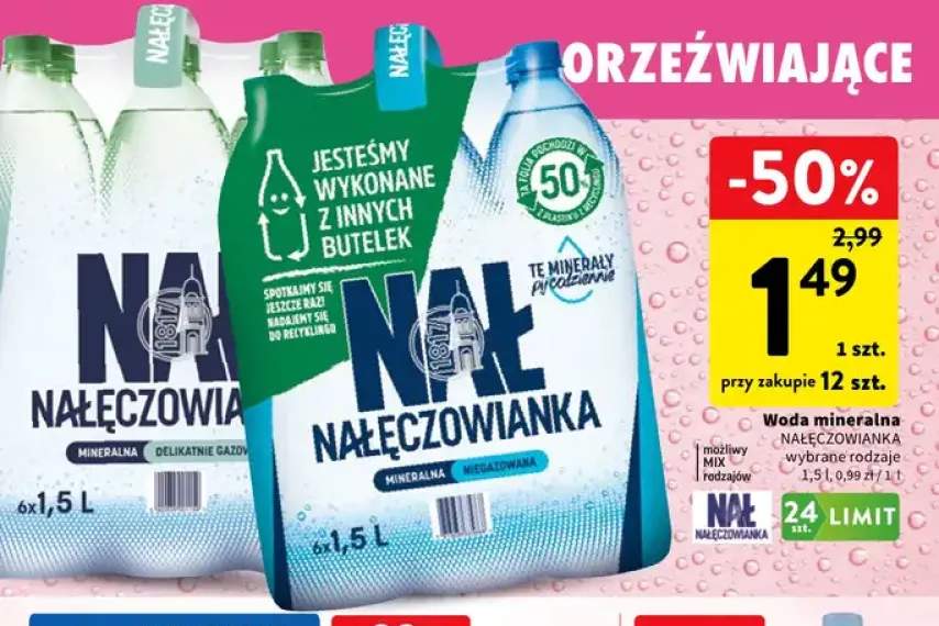 Woda mineralna Nałęczowianka