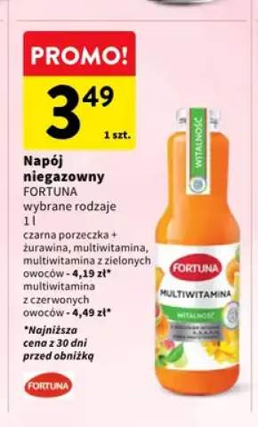 Napój niegazowany Fortuna