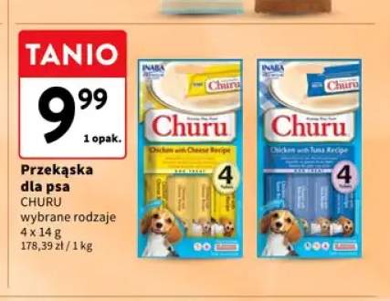 Przekąska dla psa Churu Chicken with Tuna Recipe 4-pak +1 wariant
