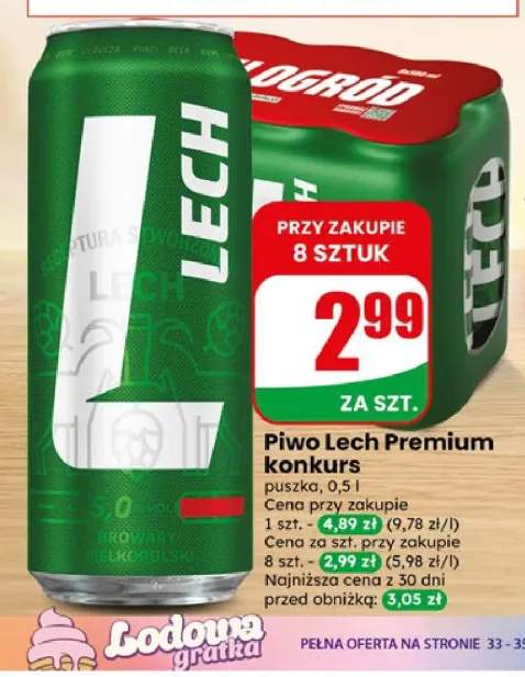 Piwo Lech Premium
