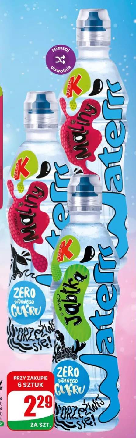 Napój niegazowany malina Kubuś Waterrr +1 wariant