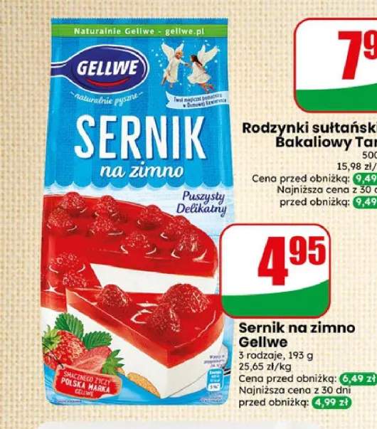 Sernik na zimno Gellwe