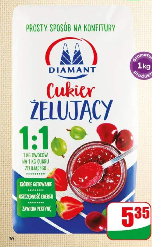 Cukier żelujący 1:1 Diamant