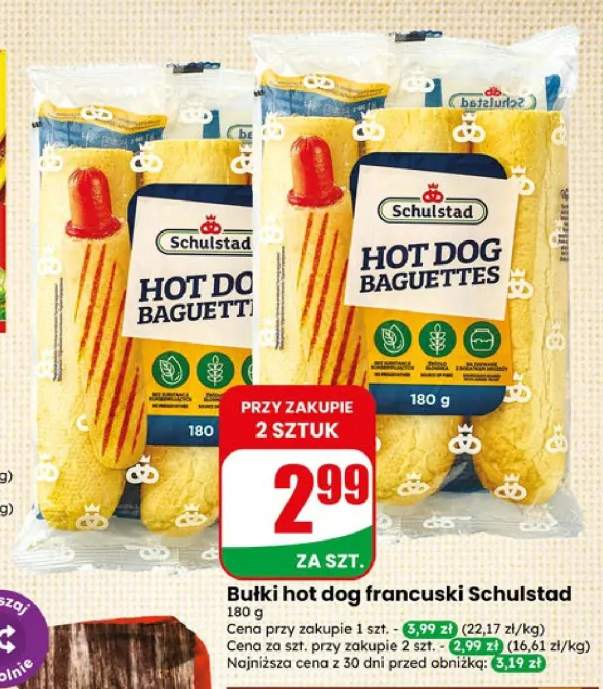 Bułki hot dog francuski Schulstad