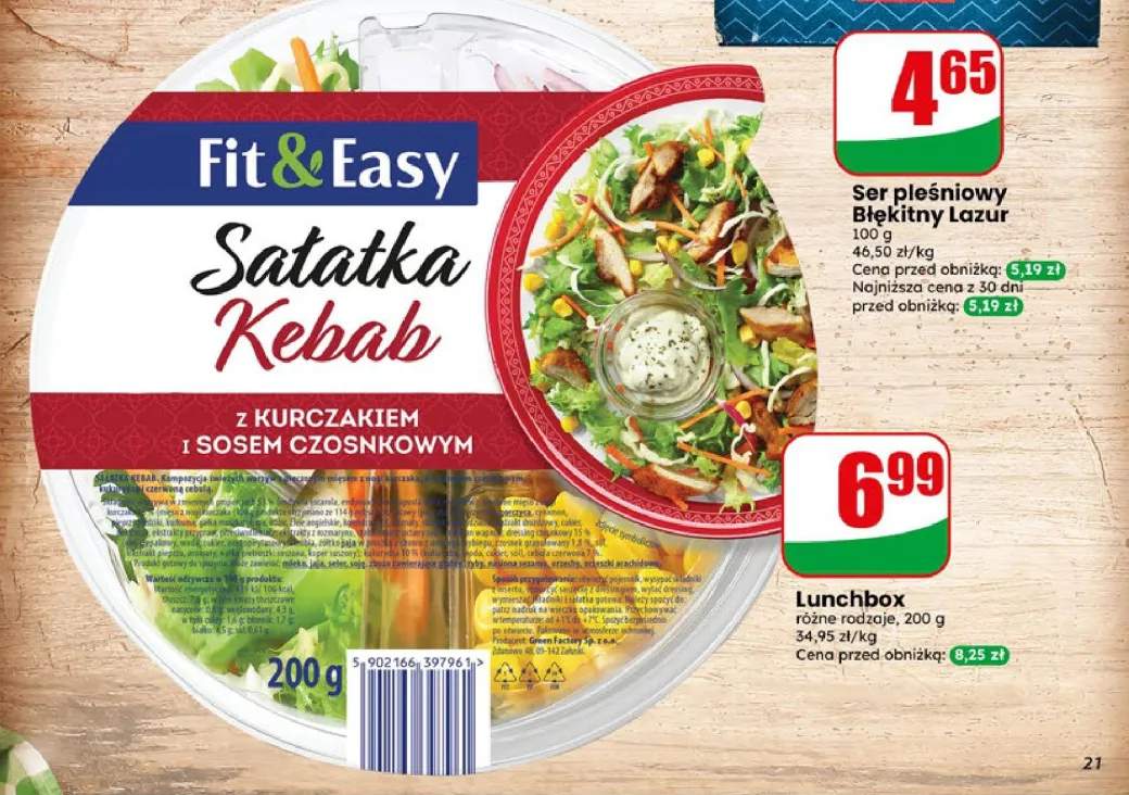 Sałatka Lunchbox Kebab Fit & Easy
