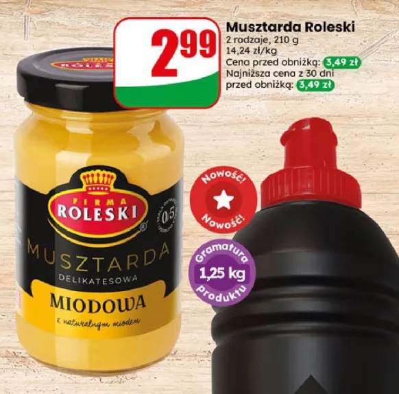 Musztarda miodowa Roleski Delikatesowa
