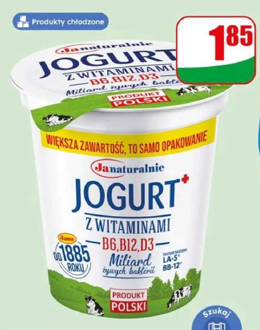 Jogurt naturalny OSM Jana