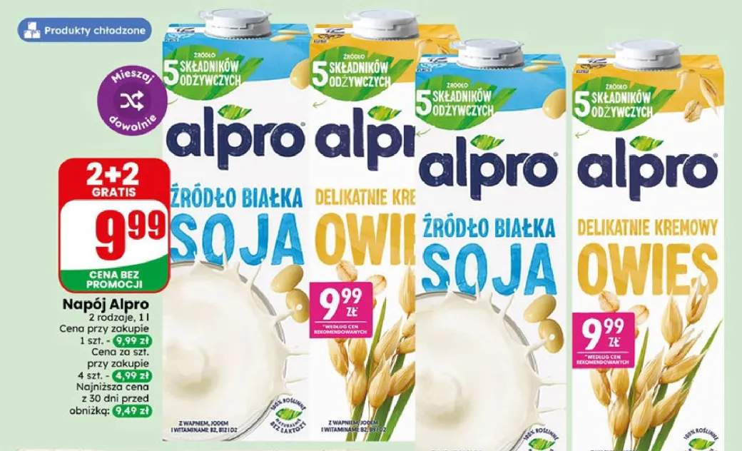 Napój sojowy Alpro +1 wariant