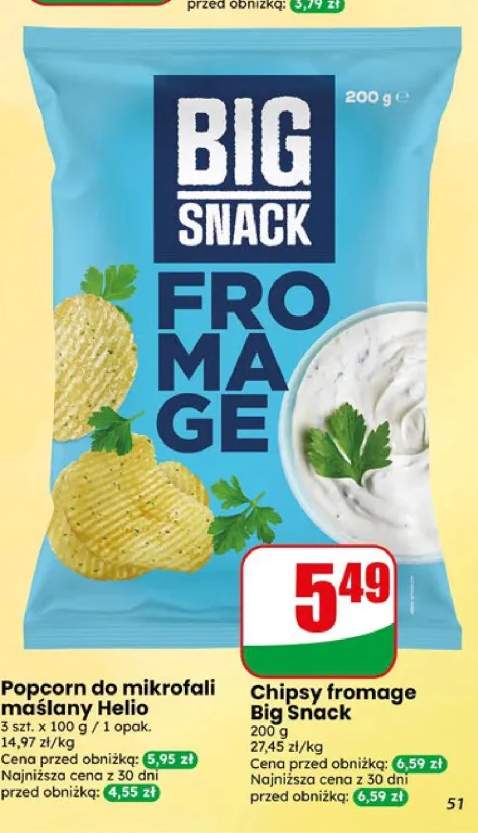 Chipsy fromage Big Snack