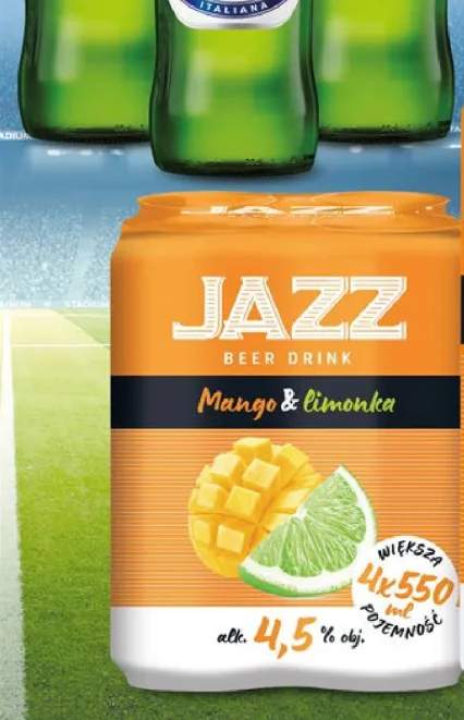 Napój piwny Jazz Mango & limonka 4-pak