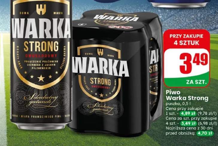 Piwo Warka Strong