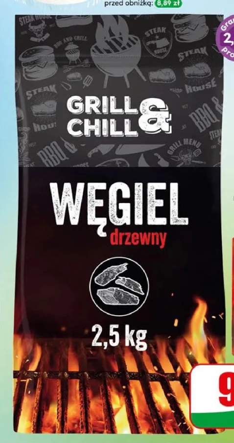 Węgiel drzewny Grill & Chill
