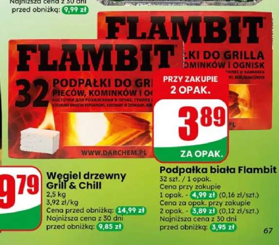 Podpałka biała Flambit