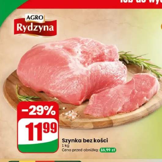 Szynka wieprzowa bez kości AGRO Rydzyna