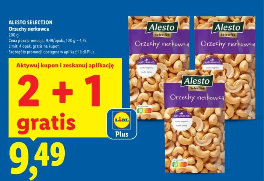 Orzechy nerkowca Alesto Selection