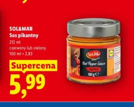 Sos pikantny czerwony Sol&Mar +1 wariant