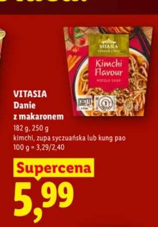 Danie z makaronem Vitasia Kimchi +2 warianty