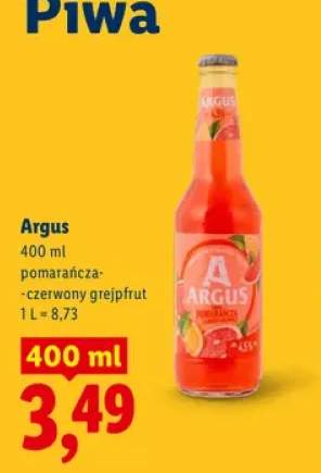 Piwo smakowe Argus pomarańcza-czerwony grejpfrut