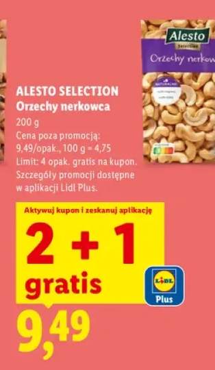 Orzechy nerkowca Alesto Selection