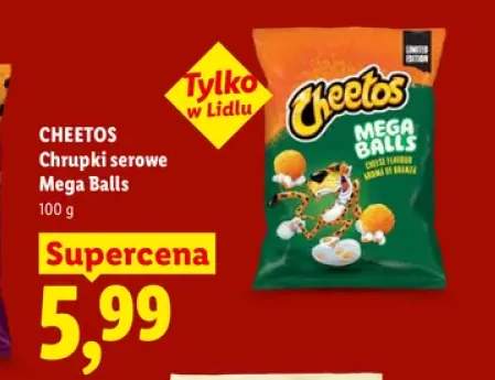 Chrupki serowe Cheetos Mega Balls