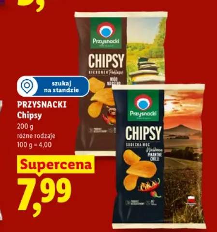 Chipsy Przysnacki o smaku miodu na ostro +1 wariant