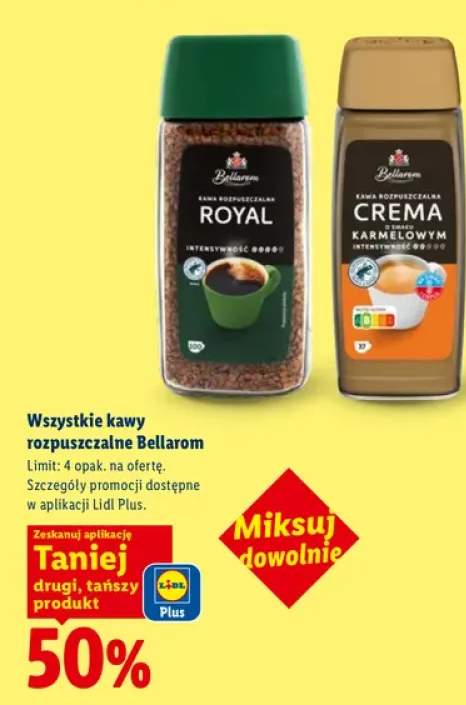 Kawy rozpuszczalne Bellarom +2 warianty