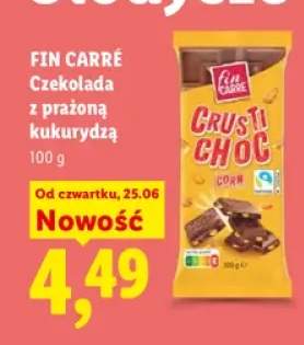 Czekolada z prażoną kukurydzą Fin Carré