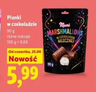 Pianki w czekoladzie Mumi