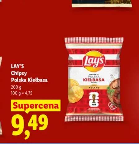 Chipsy Lay's o smaku polskiej kiełbasy