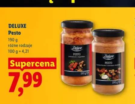 Pesto pomidorowe z migdałami Deluxe +1 wariant