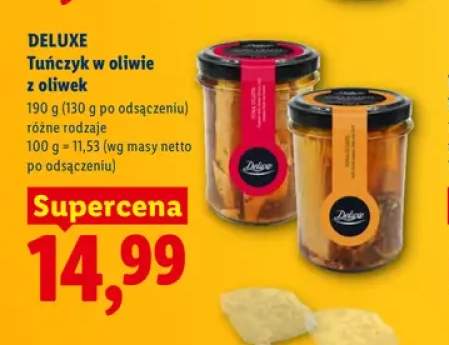 Tuńczyk w oliwie z oliwek Deluxe