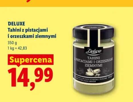 Tahini z pistacjami i orzeszkami ziemnymi Deluxe