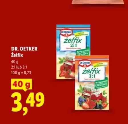 Żelfix 2:1 Dr. Oetker +1 wariant