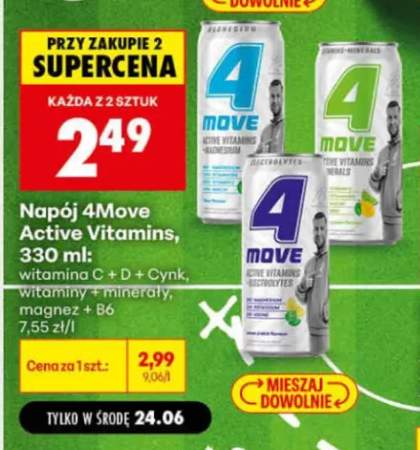 Napój 4Move Active Vitamins witaminy + minerały +2 warianty