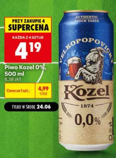 Piwo bezalkoholowe Kozel
