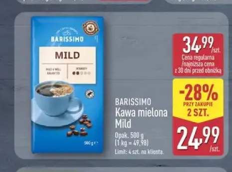 Kawa mielona Mild Barissimo