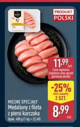Medaliony z fileta z piersi kurczaka Mięsne Specjały