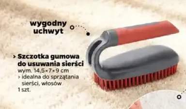 Szczotka gumowa do usuwania sierści 14,5x7x9 cm