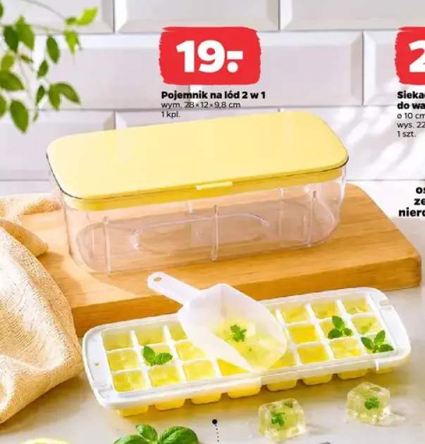 Pojemnik na lód 2 w 1