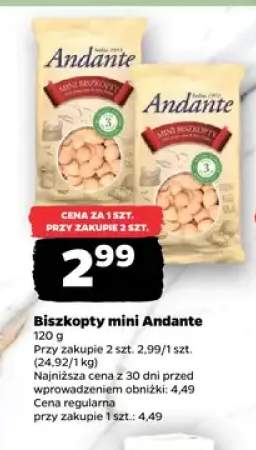 Biszkopty mini Andante