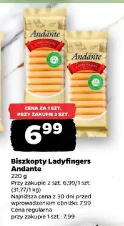 Biszkopty Ladyfingers Andante